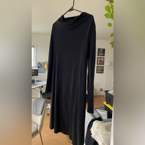 Gorgeous stretchy warm COS black dress. Perfect for lounging and work.